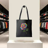 Rainbow Rose-Tote Tote Bag