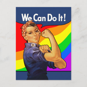 Rainbow Rosie Briefkaart