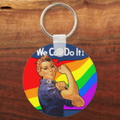 Rainbow Rosie Sleutelhanger (Voorkant)