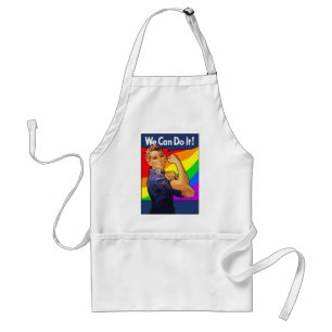 Rainbow Rosie Standaard Schort