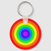 Rainbow Roundel Sleutelhanger (Voorkant)