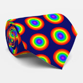 Rainbow Roundel Stropdas (Opgerold)