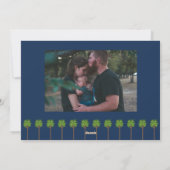 Rainbow Row Charleston Kerstmis Feestdagenkaart (Achterkant)