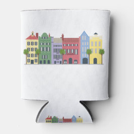 Rainbow Row Charleston Koelbox Blikjeskoeler