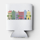 Rainbow Row Charleston Koelbox Blikjeskoeler (Achterkant)