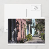 Rainbow Row Charleston SC Briefkaart (Voorkant / Achterkant)