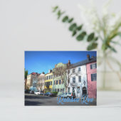 Rainbow Row, Charleston South Carolina Briefkaart (Staand voorkant)