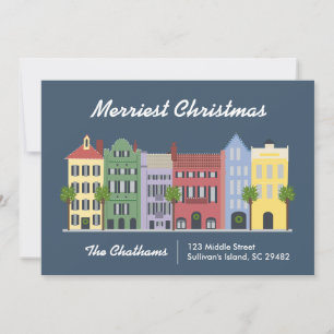 Rainbow Row Charleston South Carolina Kaart