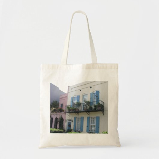 Rainbow Row Houses, Charleston SC Canvas tas (Voorkant)