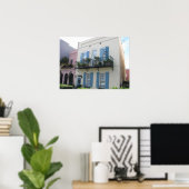 Rainbow Row Houses, Charleston SC Poster (Thuiskantoor)