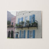 Rainbow Row Houses, Charleston SC Puzzle Legpuzzel (Horizontaal)