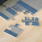 Rainbow Row Houses, Charleston SC Puzzle Legpuzzel (Zijkant)