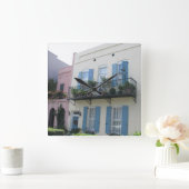 Rainbow Row Huizen, Charleston SC Klok (Huis)