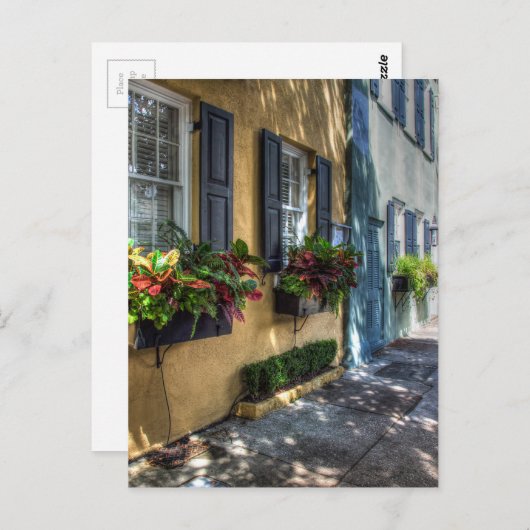 Rainbow Row.jpg Briefkaart (Voorkant / Achterkant)