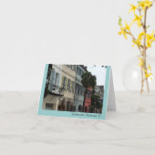 Rainbow Row Note-Kaart Kaart (Gele Bloem)