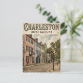 Rainbow Row USA Briefkaart (Staand voorkant)