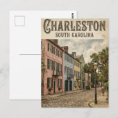 Rainbow Row USA Briefkaart (Voorkant / Achterkant)