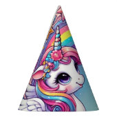 Rainbow Royalty Unicorns Feesthoedjes (Links)