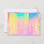 Rainbow roze met certificaat voor bedrijfscadeau (Achterkant)