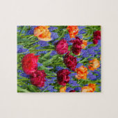Rainbow rozen foto puzzel legpuzzel (Horizontaal)