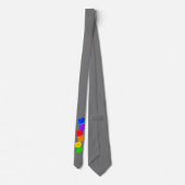 Rainbow Rozen Soft Deep Grey Stropdas (Achterkant)