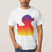 Rainbow Rubber Duckie T-Shirt (Voorkant)