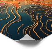 Rainbow Rumbling Earth Waarde Papier Poster (Hoek)