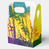 Rainbow Rural Landscape Favor Box *Personalize* Bedankdoosjes (Geopend)
