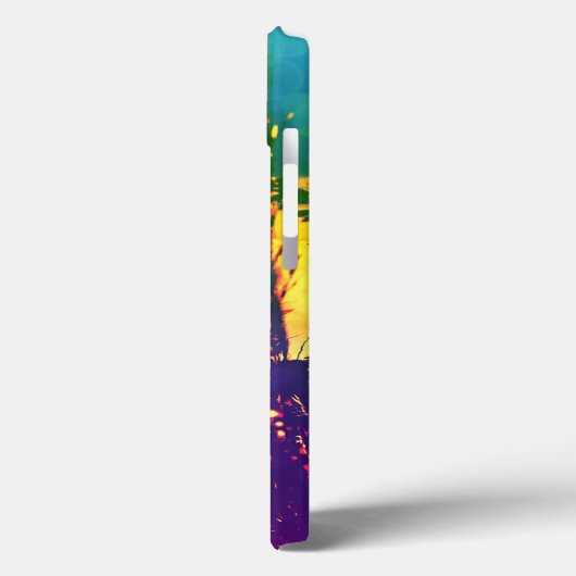 Rainbow Rural Skies iPad Case *personalize* (Achterkant / Links)