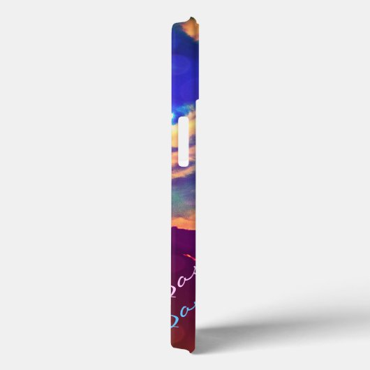 Rainbow Rural Skies iPad Case *personalize* (Achterkant / Rechts)