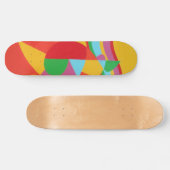 Rainbow Rush Abstract Skateboard (Horizontaal)