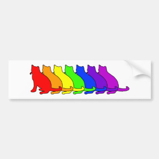 Rainbow Russische Blue Bumpersticker