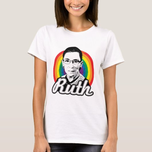 Rainbow Ruth 2016 - Ruth Bader Ginsburg - LGBT -.p T-shirt (Voorkant)