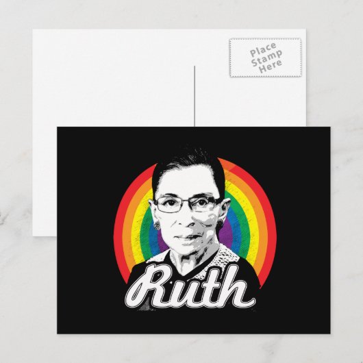 Rainbow Ruth - LGBT-politiek - Briefkaart (Voorkant / Achterkant)