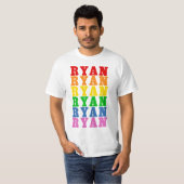 Rainbow Ryan T-shirt (Voorkant volledig)