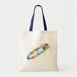 Rainbow Safety Pin Canvas tas