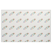 Rainbow Safety Pin Fabric Stof (Fat Quarter)