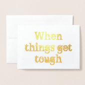 Rainbow Safety Pin Solidarity Foil Card Folie Kaarten (Voorkant met envelop)