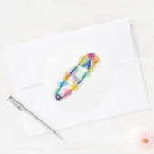 Rainbow Safety Pin Stickers (Envelop)