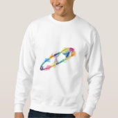 Rainbow Safety Pin Sweatshirt (Voorkant)