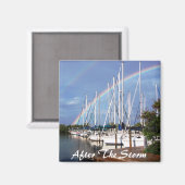 Rainbow Sailing Magnet (Voorkant / Achterkant)