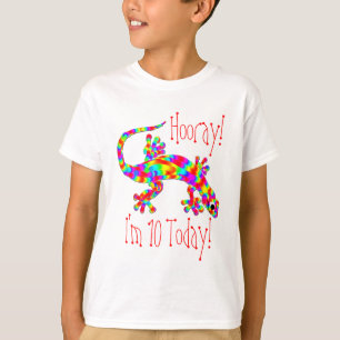 Rainbow Salamander Birthday T-shirt