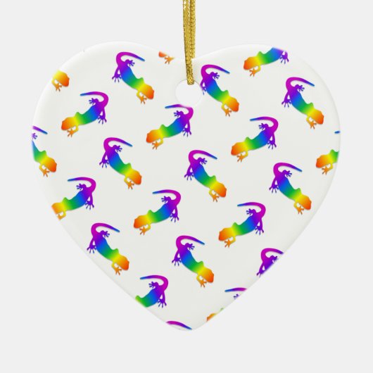 Rainbow Salamander Keramisch Ornament (Voorkant)