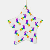 Rainbow Salamander Keramisch Ornament (Rechts)