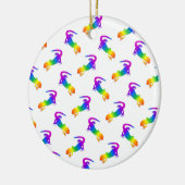 Rainbow Salamander Keramisch Ornament (Links)