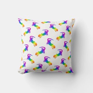 Rainbow Salamander Kussen