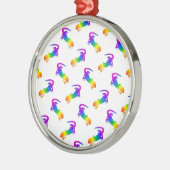 Rainbow Salamander Metalen Ornament (Links)