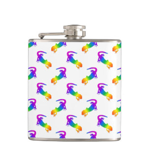 Rainbow Salamander Pattern Heupfles