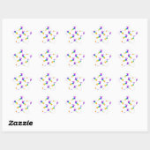 Rainbow Salamander Ster Sticker (Vel)