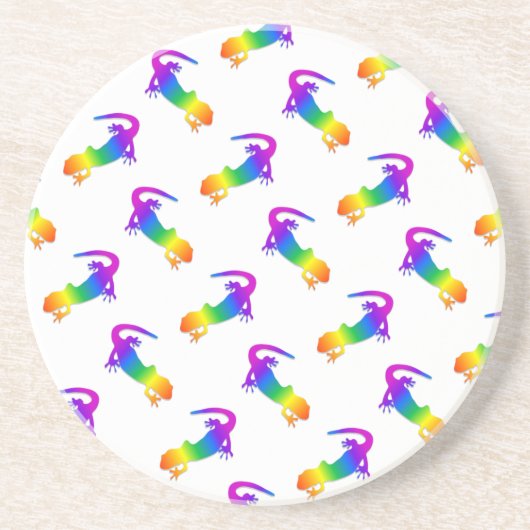 Rainbow Salamander Zandsteen Onderzetter (Voorkant)